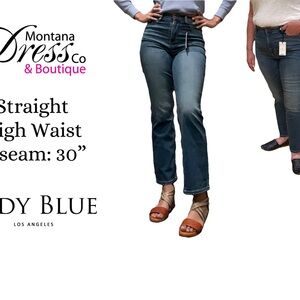 Judy Blue High-Rise Straight Leg Jeans